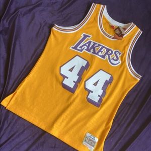 Jerry West Throwback Lakers Jersey